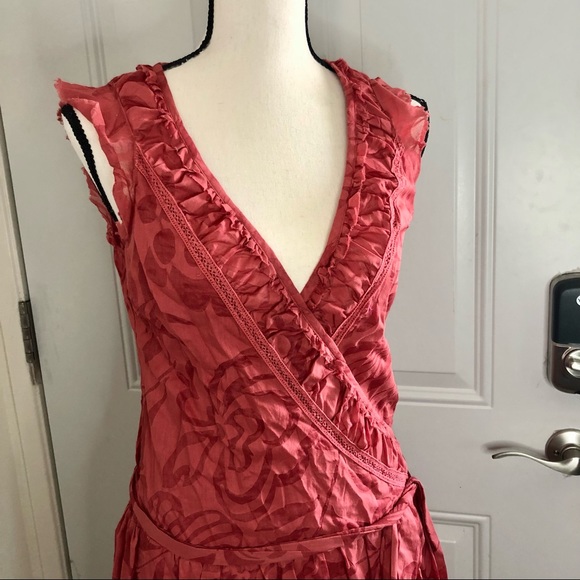 Rose Boho Wrap Dress - Picture 4 of 4